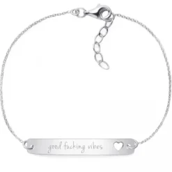 Schmuckladen Armband "good fucking vibes"^ Armbänder Mit Gravur|Armbänder Mit Gravur