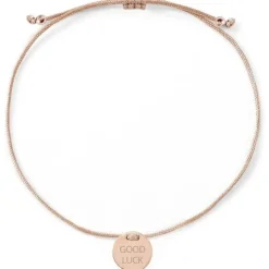 Schmuckladen Armband "good luck"^ Stoffarmbänder|Armbänder Mit Gravur
