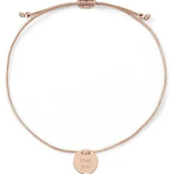 Schmuckladen Armband "love you"^ Stoffarmbänder|Armbänder Mit Gravur
