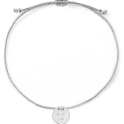 Schmuckladen Armband "love you"^ Stoffarmbänder|Armbänder Mit Gravur