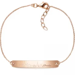 Schmuckladen Armband "Meine Stadt"^ Armbänder Mit Gravur|Armbänder Mit Gravur