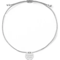 Schmuckladen Armband "so proud of you"^ Stoffarmbänder|Armbänder Mit Gravur