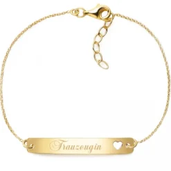 Schmuckladen Armband "Trauzeugin"^ Armbänder Mit Gravur|Armbänder Mit Gravur