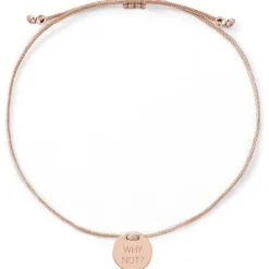 Schmuckladen Armband "WHY NOT?"^ Stoffarmbänder|Armbänder Mit Gravur