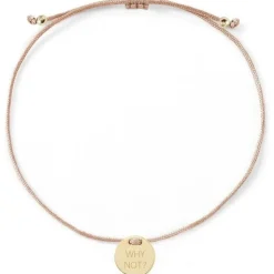 Schmuckladen Armband "WHY NOT?"^ Stoffarmbänder|Armbänder Mit Gravur