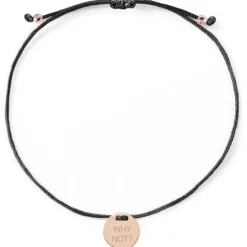Schmuckladen Armband "WHY NOT?"^ Stoffarmbänder|Armbänder Mit Gravur