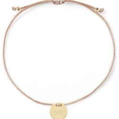 Schmuckladen Armband "YAY!"^ Stoffarmbänder|Armbänder Mit Gravur