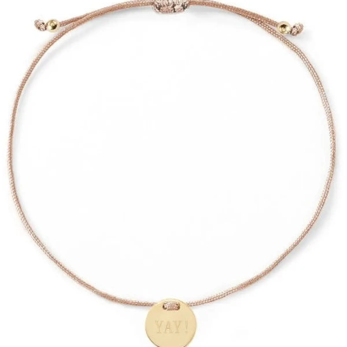 Schmuckladen Armband "YAY!"^ Stoffarmbänder|Armbänder Mit Gravur