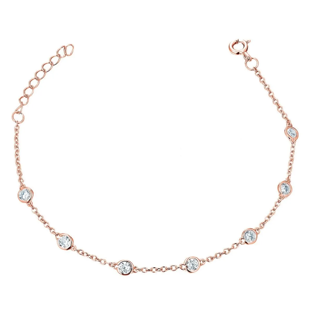 Schmuckladen Armband Seven Zirkonia - 925 Sterlingsilber^ Valentinstag|Schmuck