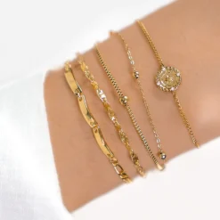 Schmuckladen Armband Sternenkompass mit Zirkonia - individuell gravierbar^ Edelstahl Armbänder|Schmuck