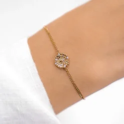 Schmuckladen Armband Sternenkompass mit Zirkonia - individuell gravierbar^ Edelstahl Armbänder|Schmuck
