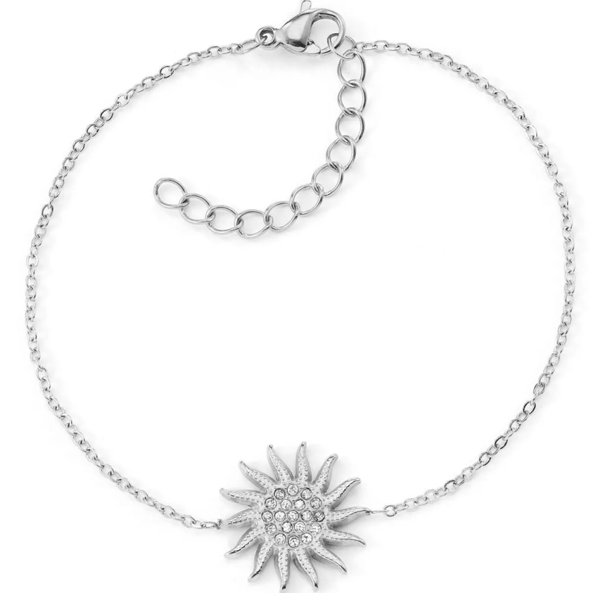 Schmuckladen Armband Sunburst mit Zirkonia^ Edelstahl Armbänder|Schmuck