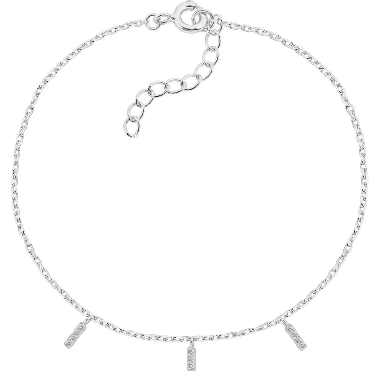 Schmuckladen Armband Triple Sparkle mit Zirkonia - 925 Sterlingsilber^ Schmuck