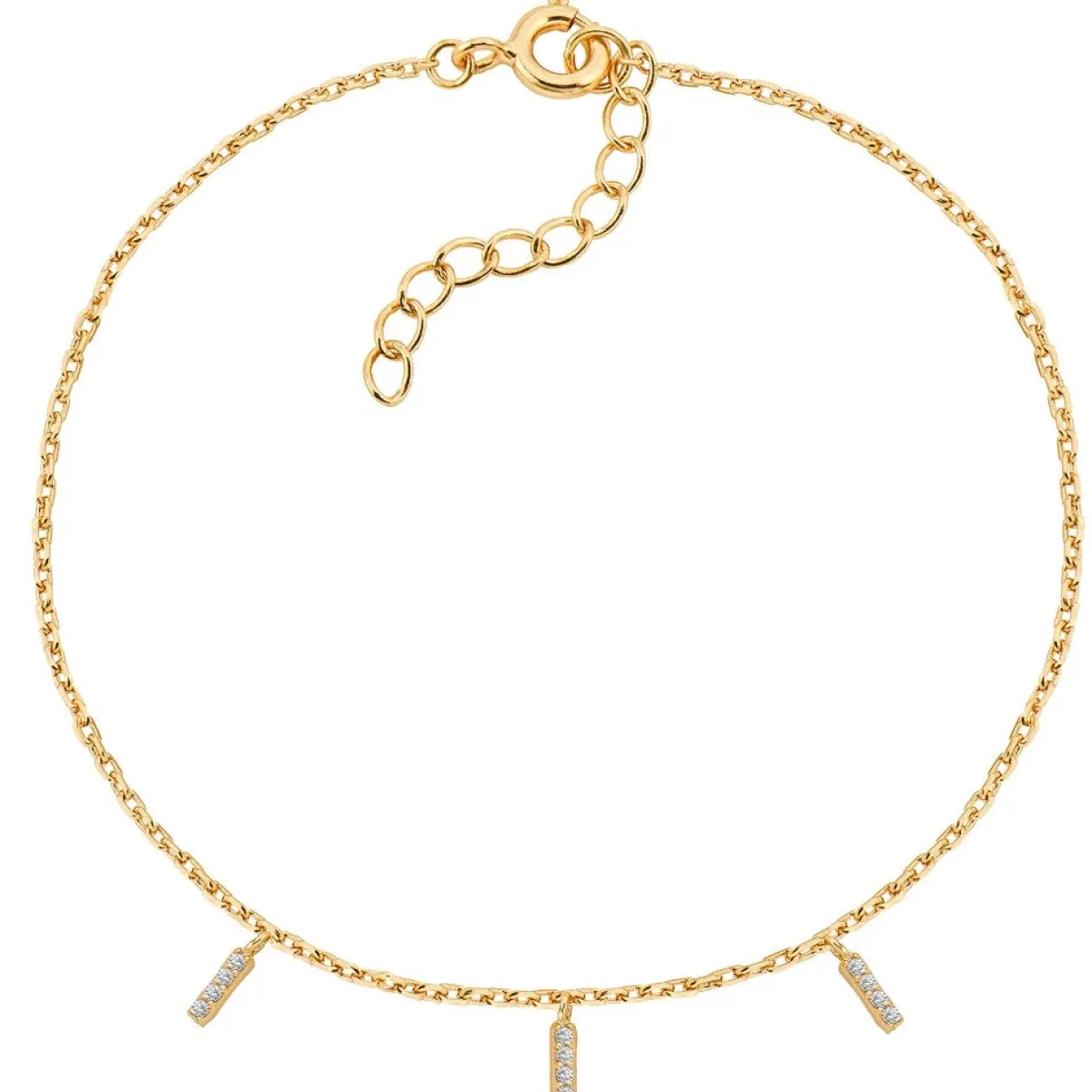 Schmuckladen Armband Triple Sparkle mit Zirkonia - 925 Sterlingsilber^ Schmuck
