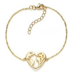 Schmuckladen Armband Weltenherz - 925 Sterlingsilber^ Herzarmbänder|Schmuck
