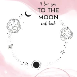 Schmuckladen Armbandkarte To the Moon and Back^ Schmuck