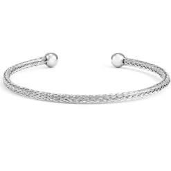 Schmuckladen Armreif Braid Edelstahl^ Edelstahl Armbänder|Armspangen