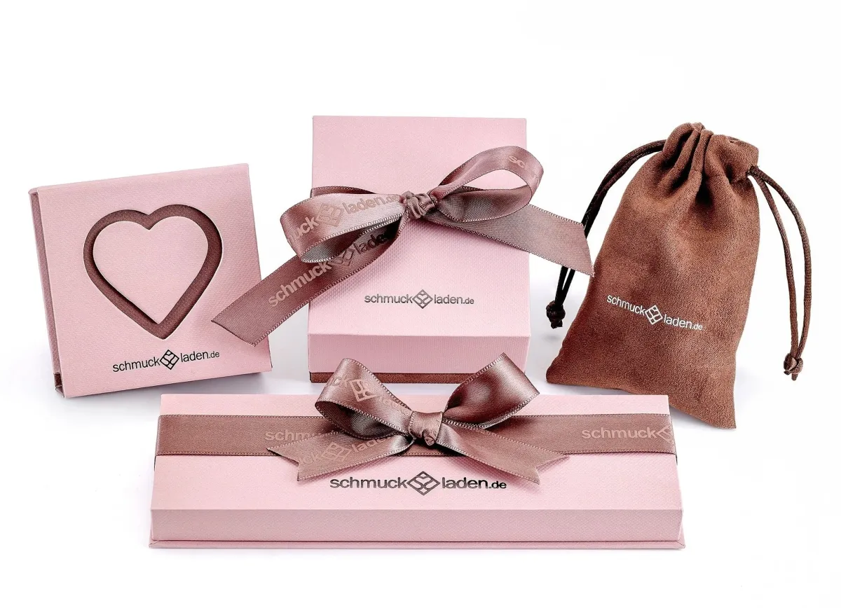 Schmuckladen Aufklappbares Medaillon mit Zirkonia -^ Valentinstag|Medaillons