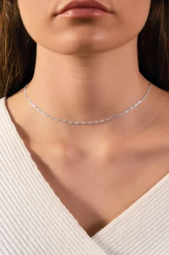 Schmuckladen Choker Figaro - 925 Sterlingsilber^ Valentinstag|Choker