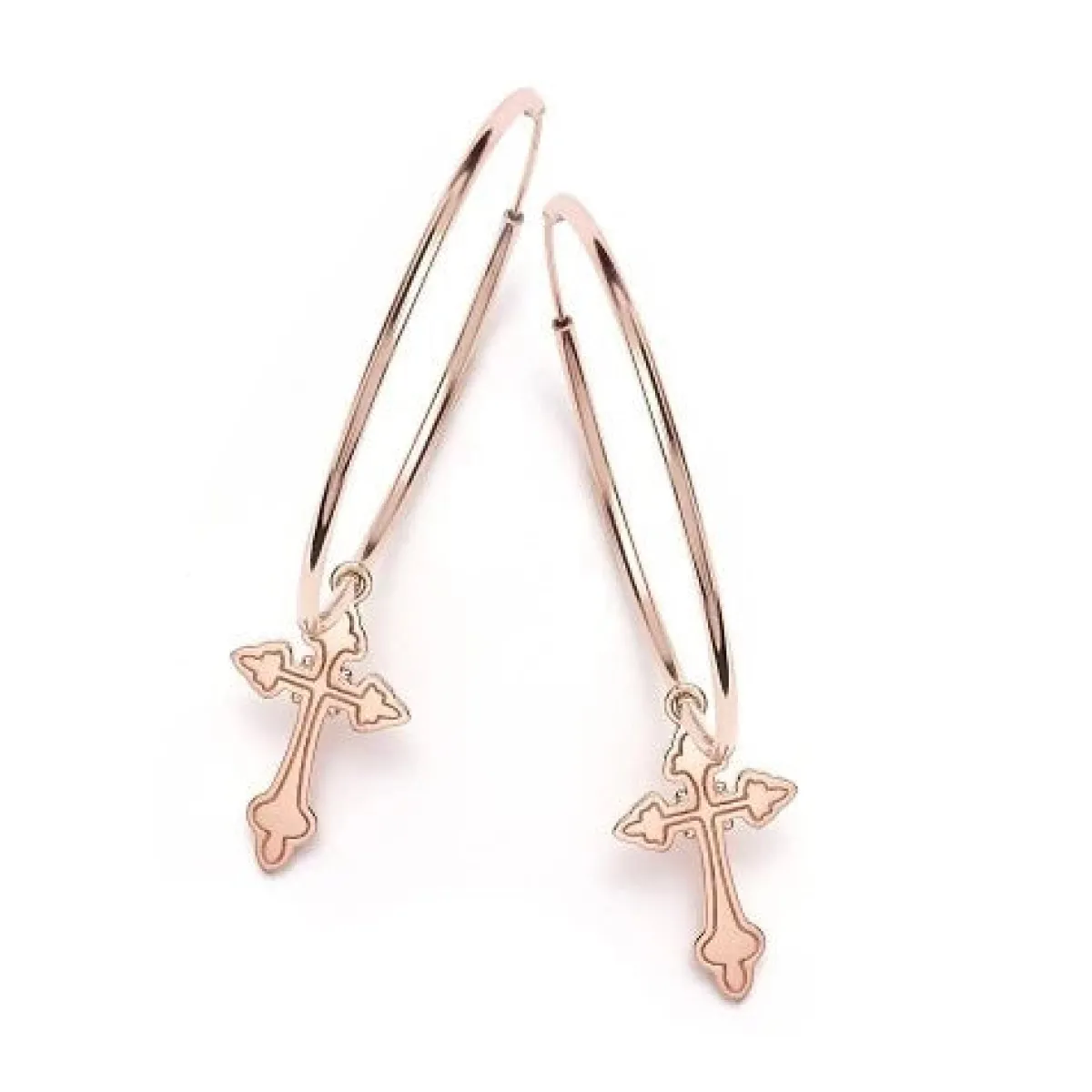 Schmuckladen Creole Kreuz - 925 Sterlingsilber^ Konfirmation|Schmuck