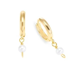 Schmuckladen Creole mit Perle - Pearly^ Weihnachten|Schmuck