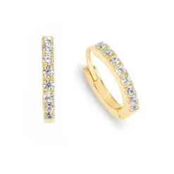Schmuckladen Creolen mit Zirkonia - 925 Sterlingsilber^ Weihnachten|Schmuck