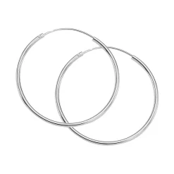 Schmuckladen Creolen 30mm "Bon Voyage" - 925 Sterlingsilber^ Creolen|Schmuck