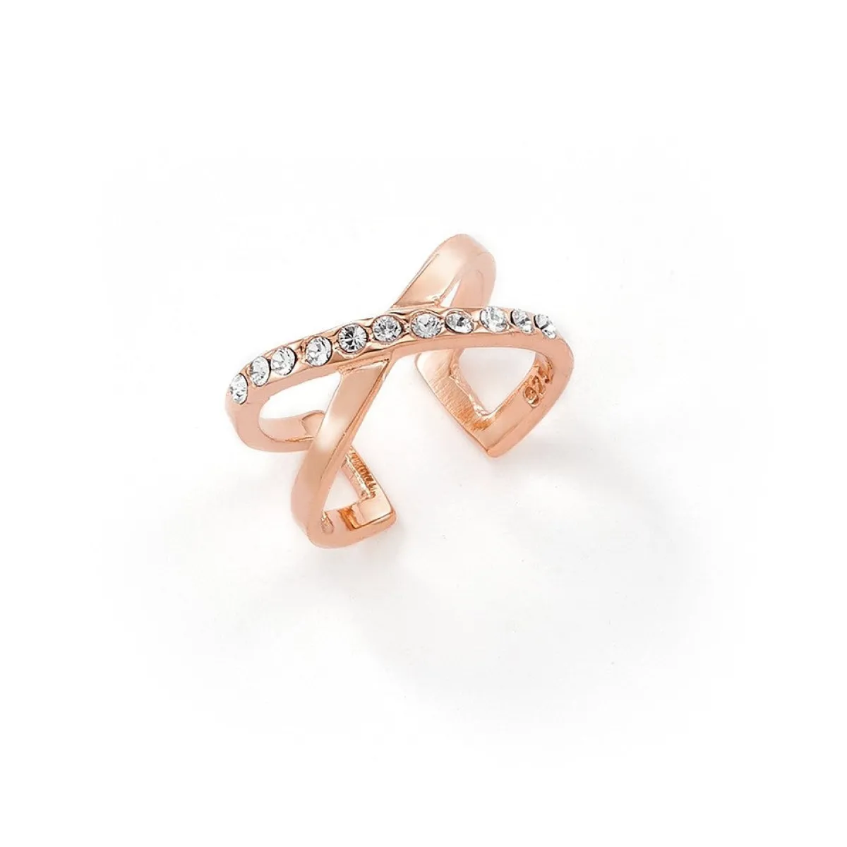 Schmuckladen Earcuff Glam mit Zirkonia | einzeln 925 Sterlingsilber 925 Sterlingsil^ Schmuck