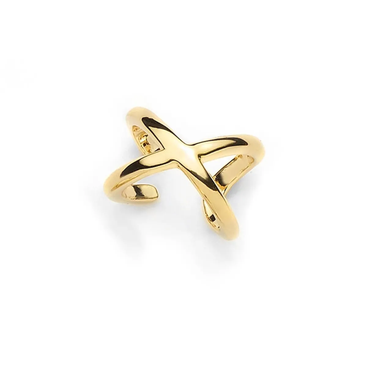 Schmuckladen Earcuff "OpenX" | einzeln - 925 Sterlingsilber^ Schmuck