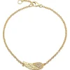 Schmuckladen Engelsflügel-Armband 925er Silber gelbvergoldet^ Schmuck