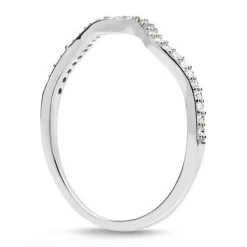 Schmuckladen Filigraner Ring aus 925 Sterlingsilber mit Zirkonia^ Vergoldete Ringe|Silberringe