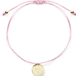 Schmuckladen Freundschafts-Armband "Best Sis" | individuell gravierbar^ Edelstahl Armbänder|Stoffarmbänder