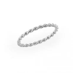 Schmuckladen Gedrehter filigraner Ring - 925 Sterlingsilber^ Weihnachten|Schmuck