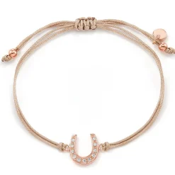 Schmuckladen Glücksbringer-Armband Hufeisen mit Zirkonia - 925 Sterlingsilber^ Weihnachten|Schmuck