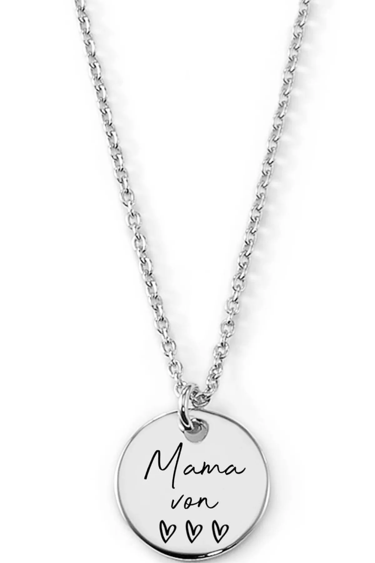 Schmuckladen Gravierbare Halskette "Mama von..."^ Spruchketten|Personalisierter Schmuck Für Mamas