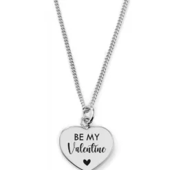 Schmuckladen Gravierbare Herzkette Be My Valentine^ Herzketten|Herzketten Mit Gravur