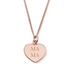 Schmuckladen Gravierbare Herzkette "MAMA"^ Muttertag|Herzketten
