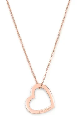 Schmuckladen Gravierbare Herzkette Tender^ Weihnachten|Schmuck