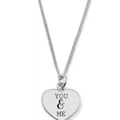 Schmuckladen Gravierbare Herzkette You and Me^ Valentinstag|Herzketten