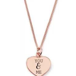 Schmuckladen Gravierbare Herzkette You and Me^ Valentinstag|Herzketten