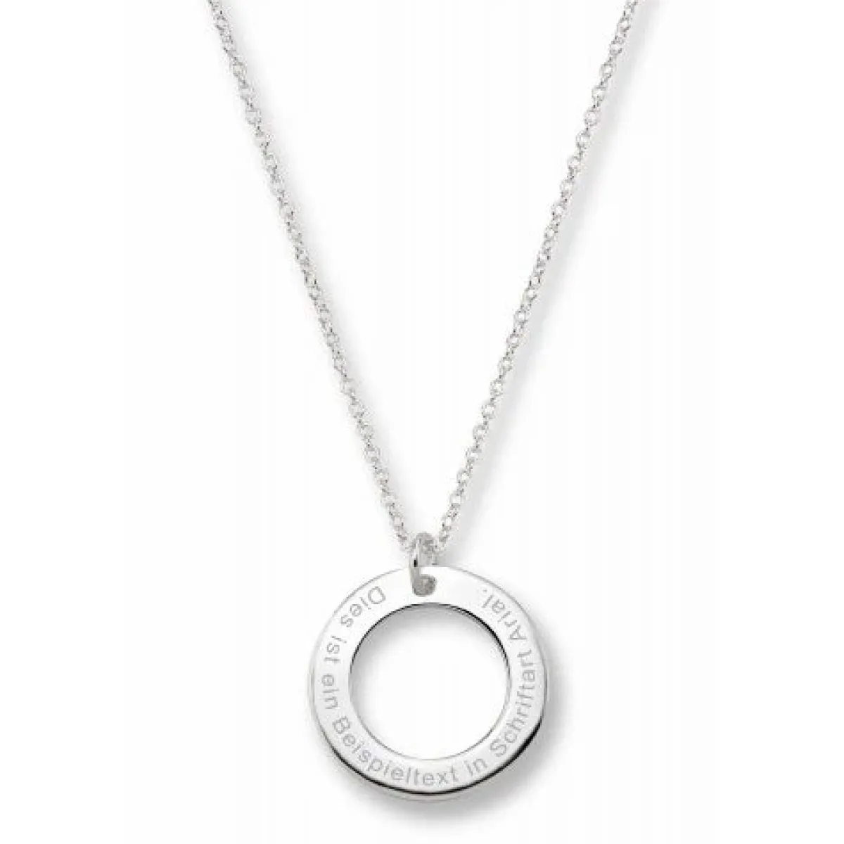 Schmuckladen Gravierbare Ringkette - 925 Sterlingsilber^ Valentinstag|Ketten Mit Gravur
