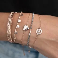 Schmuckladen Gravierbares Armband Boho Love (925 Sterlingsilber)^ Schmuck