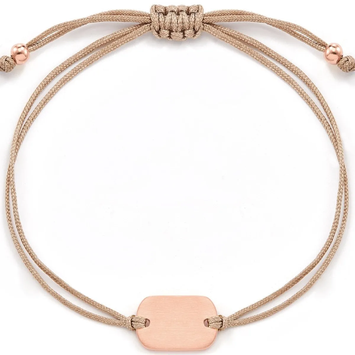 Schmuckladen Gravierbares Dog-Tag Armband Feminine - 925 Sterlingsilber^ Valentinstag|Stoffarmbänder