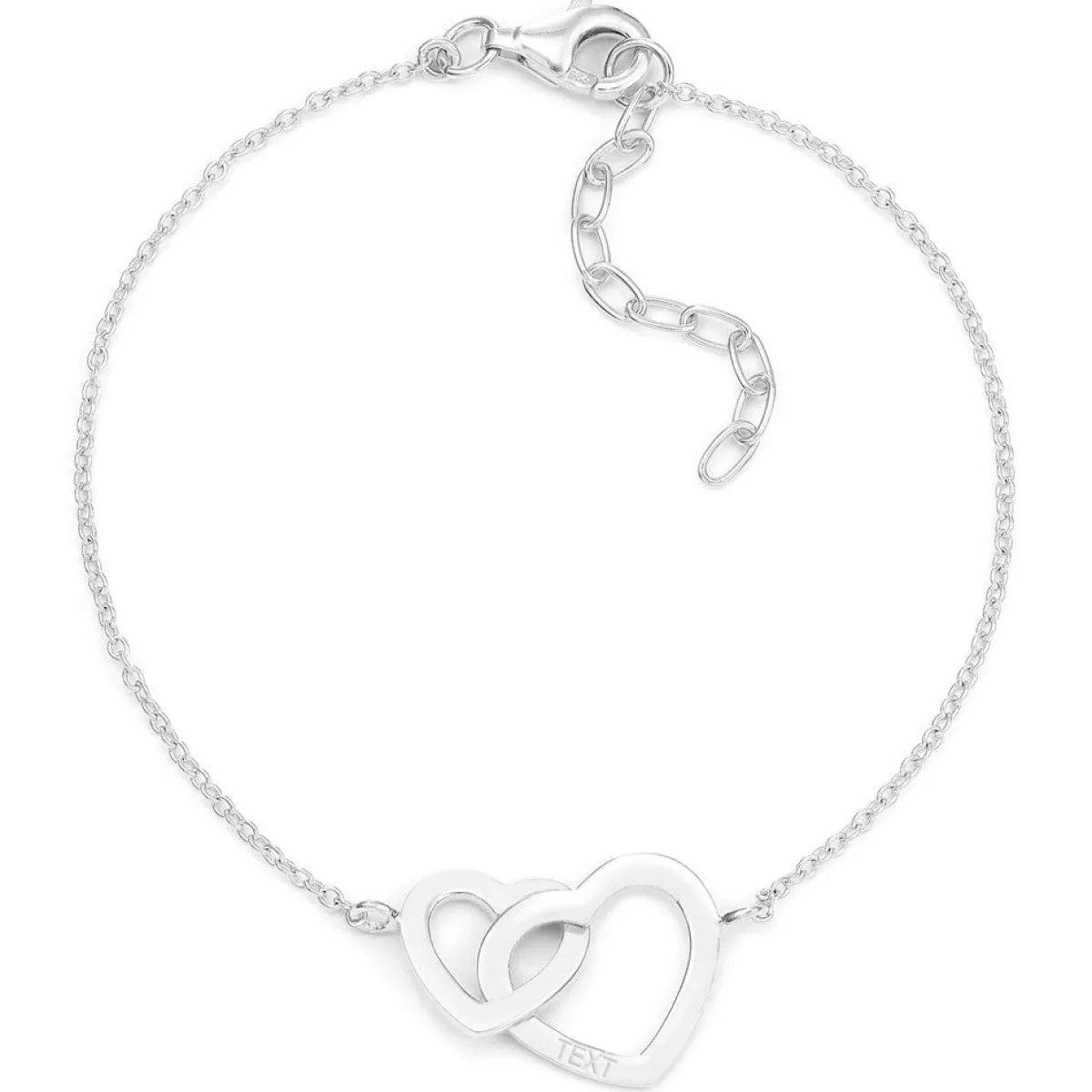 Schmuckladen Gravierbares Herz-Armband Together - 925 Sterlingsilber^ Weihnachten|Schmuck