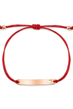 Schmuckladen Gravurarmband mit Herz^ Valentinstag|Stoffarmbänder
