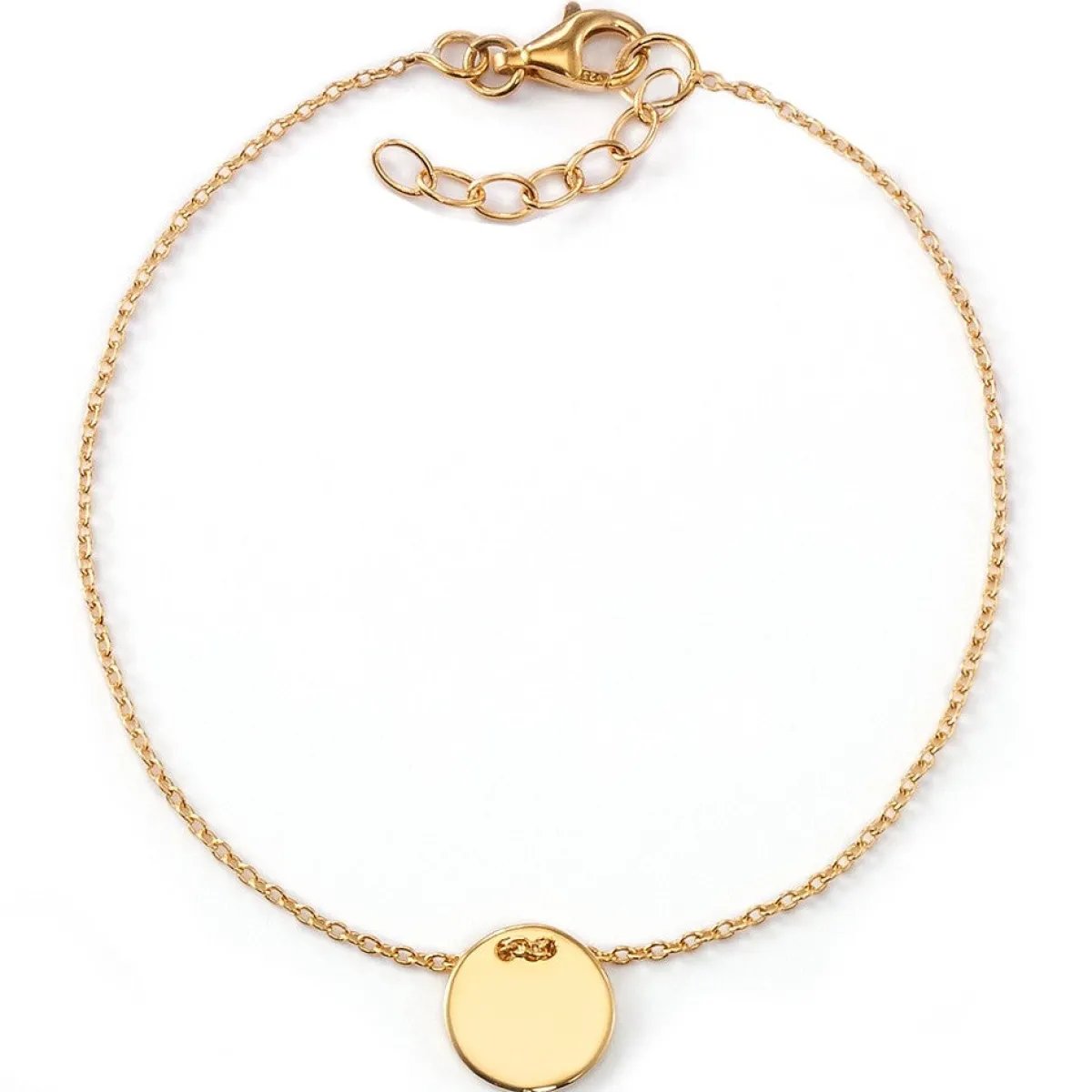 Schmuckladen Gravur-Armband mit Plättchen | 585 Echtgold^ Weihnachten|Schmuck