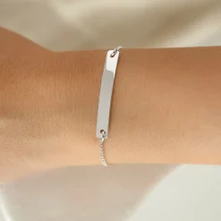 Schmuckladen Gravurarmband "Deine Handschrift" - 925 Sterlingsilber^ Eigene Handschrift Als Gravur|Armbänder Mit Gravur