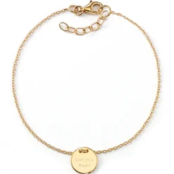 Schmuckladen Gravur-Armband "Love You Mum" - individuell gravierbar, 925 Sterlingsi^ Armbänder Mit Gravur|Armbänder Mit Gravur