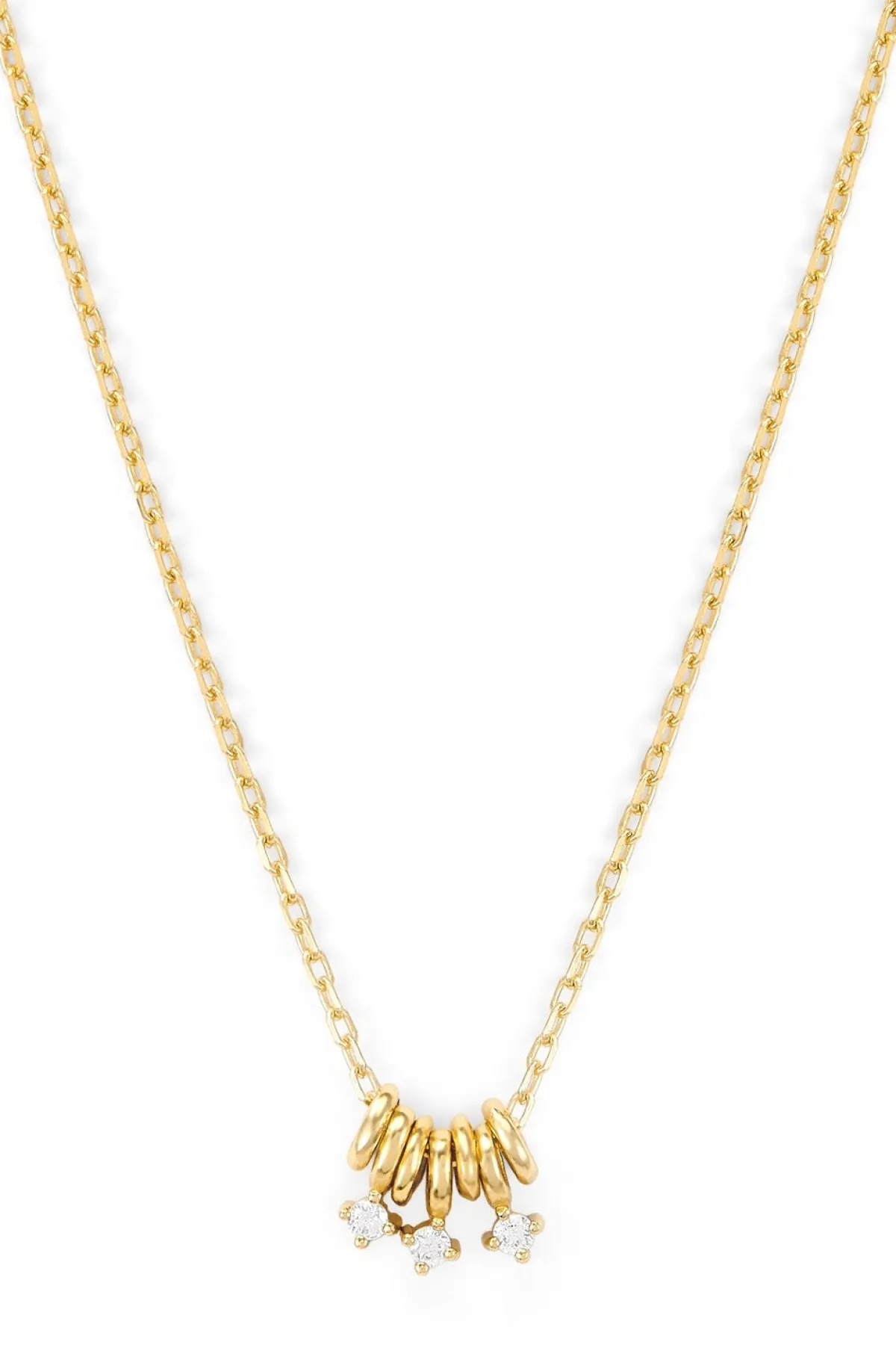 Schmuckladen Halskette 7 Rings - 925 Sterlingsilber^ Schmuck