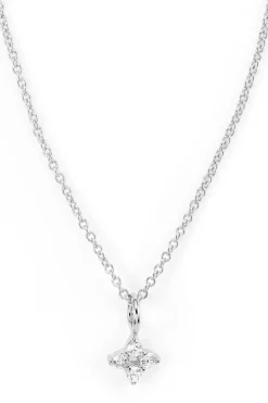 Schmuckladen Halskette Cluster mit Zirkonia - 925 Sterlingsilber^ Valentinstag|Schmuck